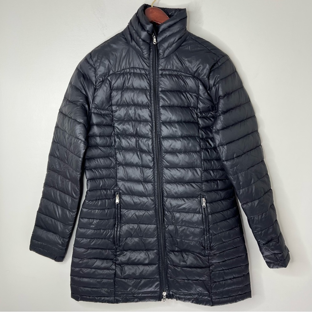 Lauren Ralph Lauren Long Parka Puffer Trench Coat Black Size Womens Small